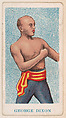 George Dixon, from the Prize Fighter Caramels series (E75) for the American Caramel Company, American Caramel Company, Philadelphia  American, Commercial color lithograph