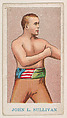John L. Sullivan, from the Prize Fighter Caramels series (E75) for the American Caramel Company, American Caramel Company, Philadelphia  American, Commercial color lithograph