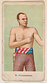 R. Fitzsimmons, from the Prize Fighter Caramels series (E76) for the American Caramel Company, American Caramel Company, Philadelphia  American, Commercial color lithograph