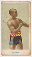 Joe Gans, from the Prize Fighter Caramels series (E76) for the American Caramel Company, American Caramel Company, Philadelphia  American, Commercial color lithograph