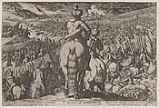 Plate 5: The Defeat of the Ethiopians, from "The Battles of the Old Testament", Antonio Tempesta Italian, Etching