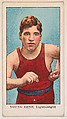 Young Erne, Lightweight, from the Prize Fighter Caramels series (E77) for the American Caramel Company, American Caramel Company, Philadelphia American, Commercial color lithograph