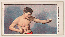 Leo Houck, Welterweight, from the Prize Fighter Caramels series (E77) for the American Caramel Company, American Caramel Company, Philadelphia  American, Commercial color lithograph
