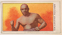 Sam Langford, Heavyweight, from the Prize Fighter Caramels series (E77) for the American Caramel Company, American Caramel Company, Philadelphia  American, Commercial color lithograph