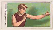 Billy Papke, Middleweight, from the Prize Fighter Caramels series (E77) for the American Caramel Company, American Caramel Company, Philadelphia American, Commercial color lithograph