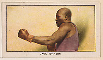 Jack Johnson, from the 27 Scrappers series (E79) for the Philadelphia Caramel Company, Philadelphia Caramel Co., Camden, New Jersey American, Commercial color lithograph