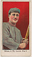 Bliss, Catcher, St. Louis, National League, from the Baseball Caramels series, type 1 (E90-1) for the American Caramel Company, American Caramel Company, Philadelphia  American, Photolithograph