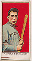Clarke, Left Field, Philadelphia, National League, from the Baseball Caramels series, type 1 (E90-1) for the American Caramel Company, American Caramel Company, Philadelphia  American, Photolithograph