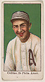Collins, 2nd Base, Philadelphia, American League, from the Baseball Caramels series, type 1 (E90-1) for the American Caramel Company, American Caramel Company, Philadelphia  American, Photolithograph