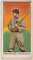 Crawford, Center Field, Detroit, American League, from the Baseball Caramels series, type 1 (E90-1) for the American Caramel Company, American Caramel Company, Philadelphia  American, Photolithograph