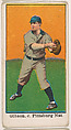 Gibson, Catcher, Pittsburgh, National League, from the Baseball Caramels series, type 1 (E90-1) for the American Caramel Company, American Caramel Company, Philadelphia  American, Photolithograph