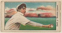 Hall, Pitcher, Boston, American League, from the Baseball Caramels series, type 1 (E90-1) for the American Caramel Company, American Caramel Company, Philadelphia American, Photolithograph