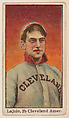 Lajoie, 2nd Base, Cleveland, American League, from the Baseball Caramels series, type 1 (E90-1) for the American Caramel Company, American Caramel Company, Philadelphia  American, Photolithograph