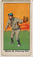 Miller, 2nd Base, Pittsburgh, National League, from the Baseball Caramels series, type 1 (E90-1) for the American Caramel Company, American Caramel Company, Philadelphia  American, Photolithograph