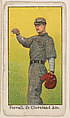 Stovall, 1st Base, Cleveland, American League, from the Baseball Caramels series, type 1 (E90-1) for the American Caramel Company, American Caramel Company, Philadelphia  American, Photolithograph
