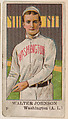 Walter Johnson, Pitcher, Washington, American League, from the Baseball Caramels series (E91-C) for the American Caramel Company, American Caramel Company, Philadelphia American, Commercial color lithograph