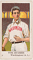 Tom Hughes, Pitcher, Washington, American League, from the Baseball Caramels series (E91-C) for the American Caramel Company, American Caramel Company, Philadelphia  American, Commercial color lithograph