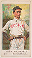 Ambrose McConnell, 2nd Base, Boston Red Sox, American League, from the Baseball Caramels series (E91-C) for the American Caramel Company, American Caramel Company, Philadelphia  American, Commercial color lithograph