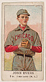 John Evers, 2nd Base, Chicago, National League, from the Baseball Caramels series (E91) for the American Caramel Company, American Caramel Company, Philadelphia American, Commercial color lithograph