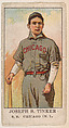 Joseph B. Tinker, Shortstop, Chicago, National League, from the Baseball Caramels series (E91) for the American Caramel Company, American Caramel Company, Philadelphia  American, Commercial color lithograph