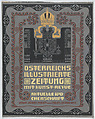 Design for the cover of the Austrian Illustrated Newspaper (Österreichs illustrierte Zeitung), Erwin Puchinger  Austrian, Gouache over graphite underdrawing, corrections in gray gouache, on blue-gray paper (board)