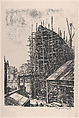 Building a Liner at Greenock (On the Clyde, no. 6), Sir Muirhead Bone  British, Scottish, Lithograph