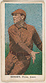 Bender, Philadelphia, American League, from the "Baseball Stars" series (E93), issued by the Standard Caramel Company, Standard Caramel Company, Lancaster, Pennsylvania  American, Commercial color lithograph