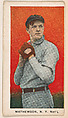 Mathewson, New York, National League, from the "Baseball Stars" series (E93), issued by the Standard Caramel Company, Standard Caramel Company, Lancaster, Pennsylvania  American, Commercial color lithograph