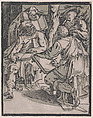 Four Doctors of the Church, Domenico Beccafumi  Italian, Chiaroscuro woodcut in two blocks in light green