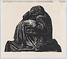 The Elders, Käthe Kollwitz  German, Woodcut facsimile