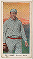 Cy Young, Boston, National League, from the 30 Ball Players series (E97) for C.A. Briggs Co. Lozenges, C.A. Briggs Co., Boston  American, Commercial color lithograph