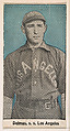 Delmas, Shortstop, Los Angeles, Pacific Coast League, from the 30 Ball Players series (E99) for Bishop & Company, Bishop & Company, Los Angeles  American, Commercial color lithograph