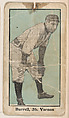 Burrell, 3rd Base, Vernon, from the "30 Ball Players" series (E100), issued by Bishop & Company, Bishop & Company, Los Angeles American, Commercial color lithograph