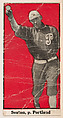 Seaton, Pitcher, Portland, from the "30 Ball Players" series (E100), issued by Bishop & Company, Bishop & Company, Los Angeles American, Commercial color lithograph