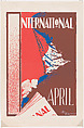 International, April, William L. Carqueville American, Lithograph