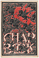 The Chap-Book: Pegasus, William Henry Bradley  American, Lithograph