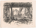 Under the Shed, Joseph Pennell  American, Lithograph