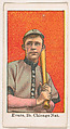 Evers, 2nd Base, Chicago, National League, from the "Mello-Mint" series (E105), issued by the Texas Gum Company to promote Smiths Mello-Mint Gum, Texas Gum Company, Temple, Texas  American, Commercial color lithograph