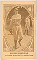 George Mogridge, Pitcher, Washington Americans, from the American Caramel Baseball Players series (E120) for the American Caramel Company, American Caramel Company, Lancaster and York, Pennsylvania American, Photolithograph