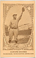 Howard Shanks, Third Base, Washington Americans, from the American Caramel Baseball Players series (E120) for the American Caramel Company, American Caramel Company, Lancaster and York, Pennsylvania American, Photolithograph