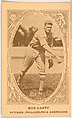 Bob Hasty, Pitcher, Philadelphia Americans, from the American Caramel Baseball Players series (E120) for the American Caramel Company, American Caramel Company, Lancaster and York, Pennsylvania American, Photolithograph