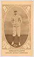 Herman Pillette, Pitcher, Detroit Americans, from the American Caramel Baseball Players series (E120) for the American Caramel Company, American Caramel Company, Lancaster and York, Pennsylvania American, Photolithograph