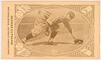 George Cutshaw, Second Base, Detroit Americans, from the American Caramel Baseball Players series (E120) for the American Caramel Company, American Caramel Company, Lancaster and York, Pennsylvania American, Photolithograph