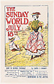 The Sunday World, July 18th, F. Gilbert Edge  American, Lithograph