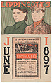 Lippincott's, June, Joseph J. Gould, Jr. American, Lithograph