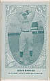 Jesse Barnes, Pitcher, New York Nationals, from the American Caramel Baseball Players series (E120) for the American Caramel Company, American Caramel Company, Lancaster and York, Pennsylvania  American, Photolithograph