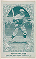John Rawlings, Utility, New York Nationals, from the American Caramel Baseball Players series (E120) for the American Caramel Company, American Caramel Company, Lancaster and York, Pennsylvania  American, Photolithograph