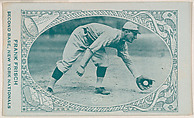 Frank Frisch, Second Base, New York Nationals, from the American Caramel Baseball Players series (E120) for the American Caramel Company, American Caramel Company, Lancaster and York, Pennsylvania  American, Photolithograph