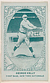 George Kelly, First Base, New York Nationals, from the American Caramel Baseball Players series (E120) for the American Caramel Company, American Caramel Company, Lancaster and York, Pennsylvania  American, Photolithograph