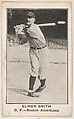 Elmer Smith, Outfield, Boston Americans, from the American Caramel Baseball Players series (E121) for the American Caramel Company, American Caramel Company, Lancaster and York, Pennsylvania  American, Photolithograph